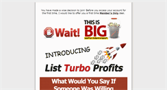 Desktop Screenshot of list-turbo-profits.com