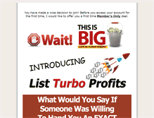 Tablet Screenshot of list-turbo-profits.com